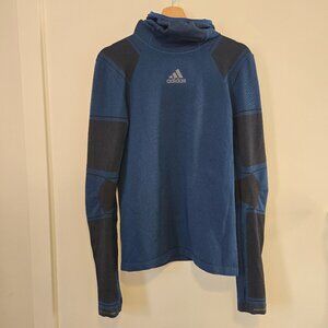 NWT medium adidas Mens X-City Primeknit Long Sleeve Hooded Running Pullover